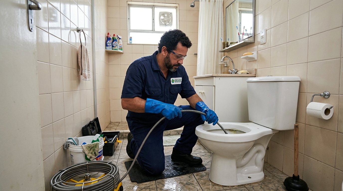 Desentupimento de Vaso com Equipamento em Campos dos Goytacazes‑RJ