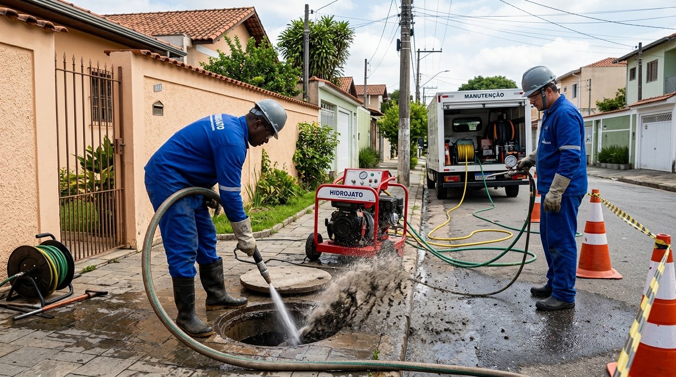 Hidrojateamento Residencial em Campos dos Goytacazes‑RJ