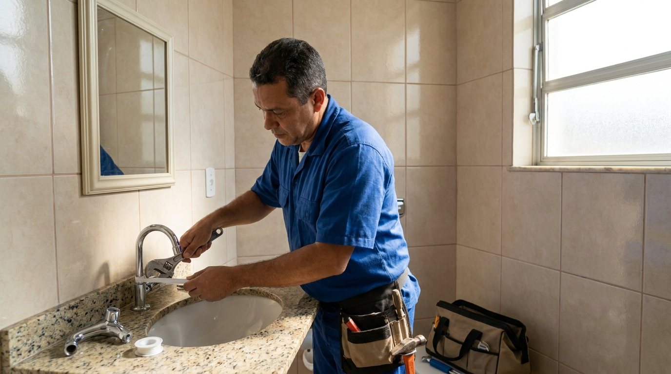 Instalação Hidráulica no Banheiro em Campos dos Goytacazes‑RJ
