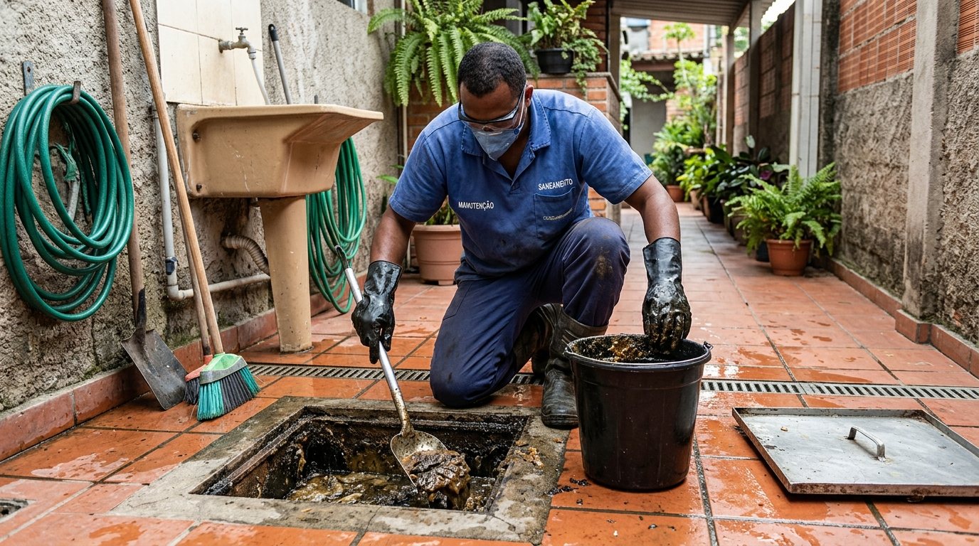 Limpeza de Caixa de Gordura Comercial em Campos dos Goytacazes‑RJ