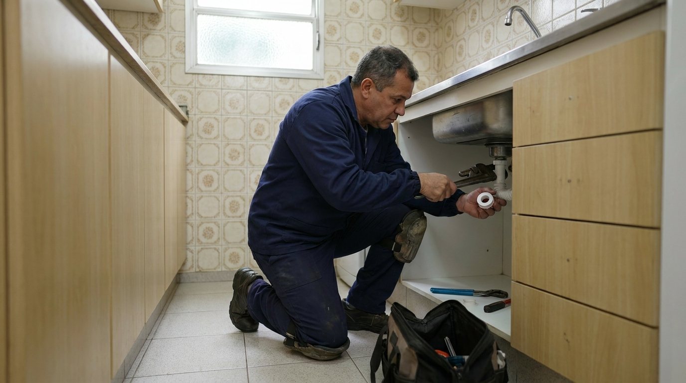 Reparo Hidráulico na Cozinha em Campos dos Goytacazes‑RJ